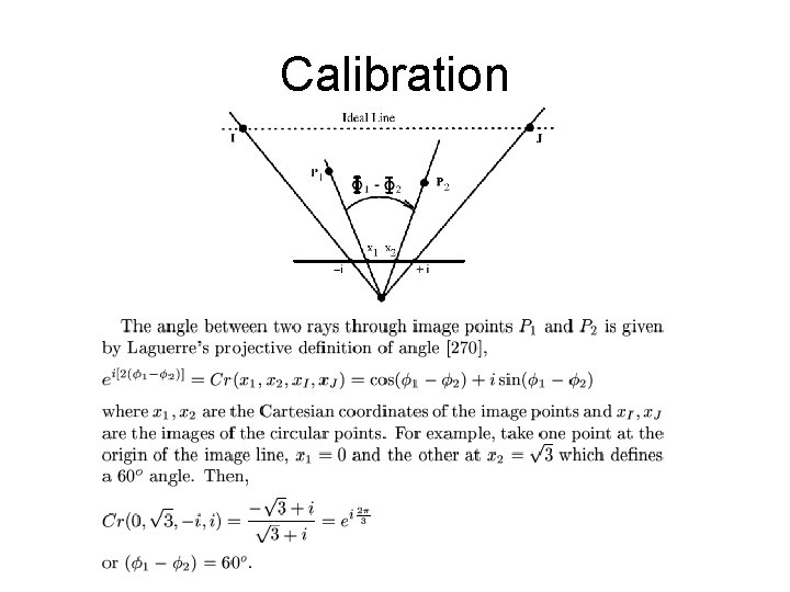 Calibration 