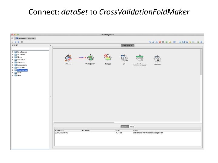 Connect: data. Set to Cross. Validation. Fold. Maker 