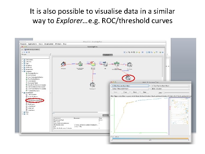 It is also possible to visualise data in a similar way to Explorer…e. g.
