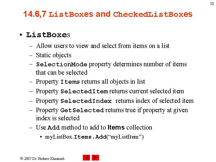 30 14. 6, 7 List. Boxes and Checked. List. Boxes • List. Boxes – 30 14. 6, 7 List. Boxes and Checked. List. Boxes • List. Boxes –