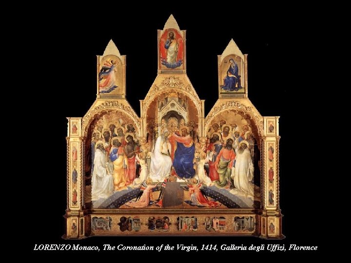 LORENZO Monaco, The Coronation of the Virgin, 1414, Galleria degli Uffizi, Florence 