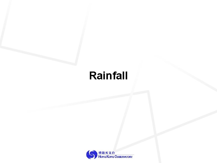 Rainfall 