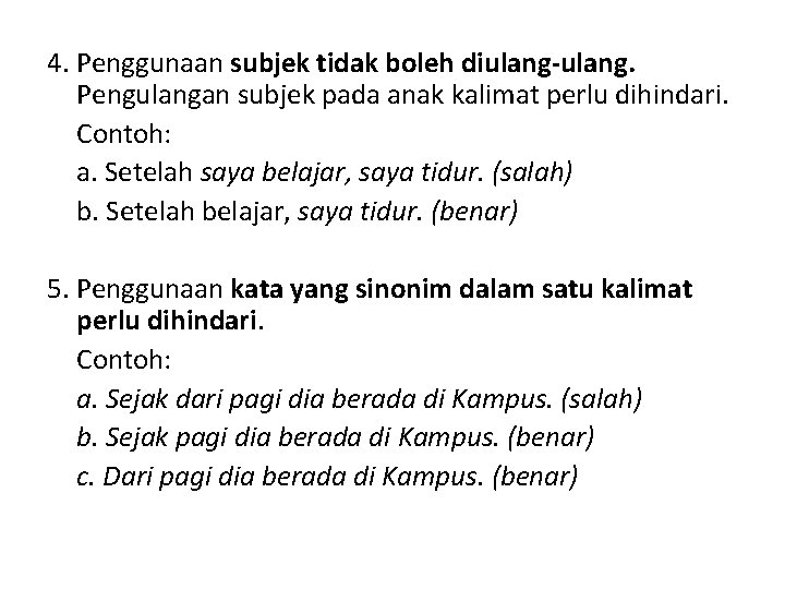 Tata Kalimat Dan Penulisan Seperti Sudah Anda Ketahui