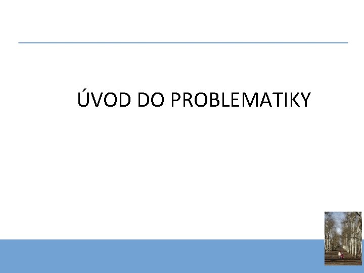 ÚVOD DO PROBLEMATIKY 