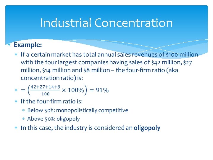 Industrial Concentration 