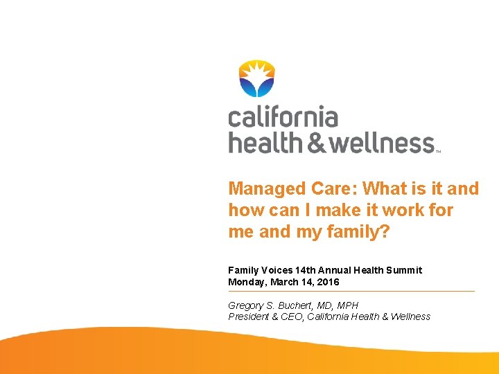Managed Care: What is it and how can I make it work for me
