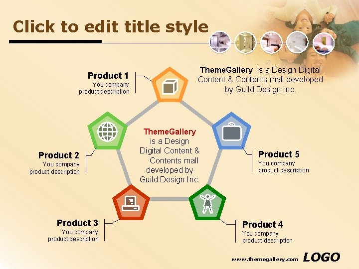 Click to edit title style Product 1 You company product description Product 2 You Click to edit title style Product 1 You company product description Product 2 You