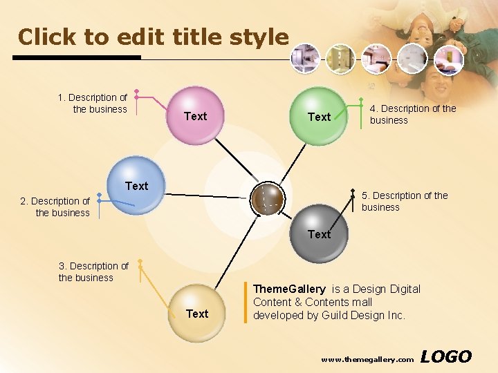Click to edit title style 1. Description of the business Text 4. Description of Click to edit title style 1. Description of the business Text 4. Description of