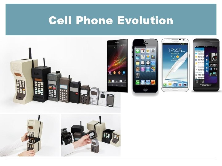 Cell Phone Evolution Cell Phone Evolution