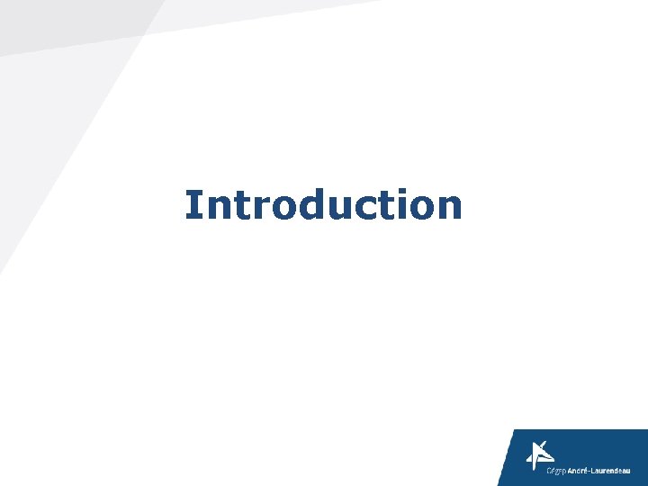 Introduction Introduction