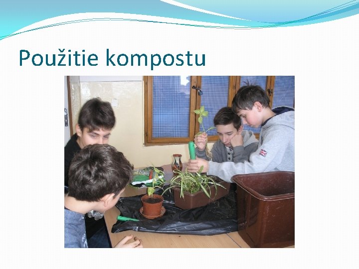 Použitie kompostu 