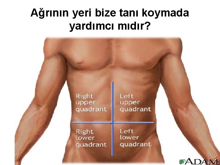 Ağrının yeri bize tanı koymada yardımcı mıdır? 