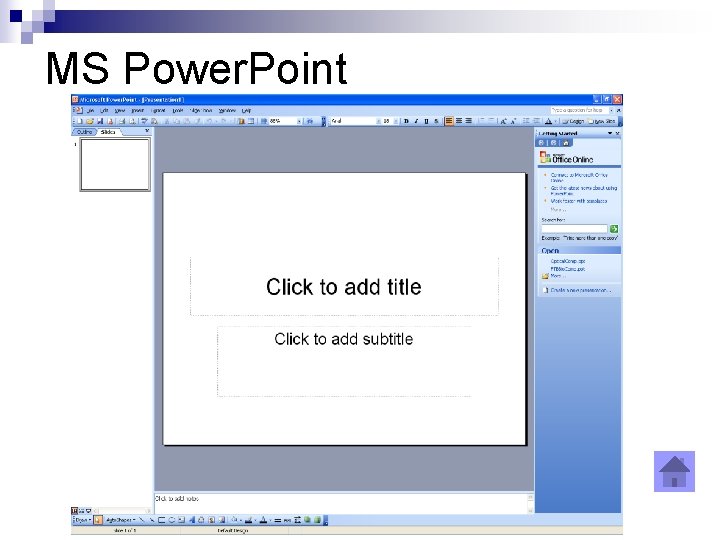 MS Power. Point 