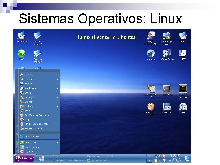 Sistemas Operativos: Linux (Escritorio Ubuntu) 