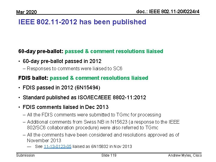 doc. : IEEE 802. 11 -20/0224 r 4 Mar 2020 IEEE 802. 11 -2012