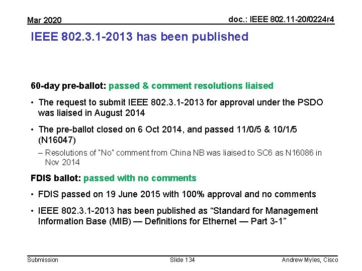 doc. : IEEE 802. 11 -20/0224 r 4 Mar 2020 IEEE 802. 3. 1
