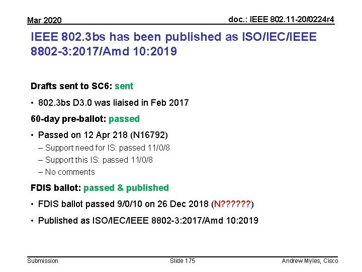 doc. : IEEE 802. 11 -20/0224 r 4 Mar 2020 IEEE 802. 3 bs