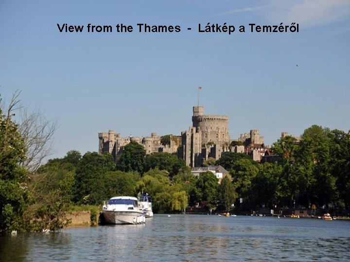 View from the Thames - Látkép a Temzéről 