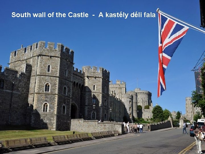 South wall of the Castle - A kastély déli fala 