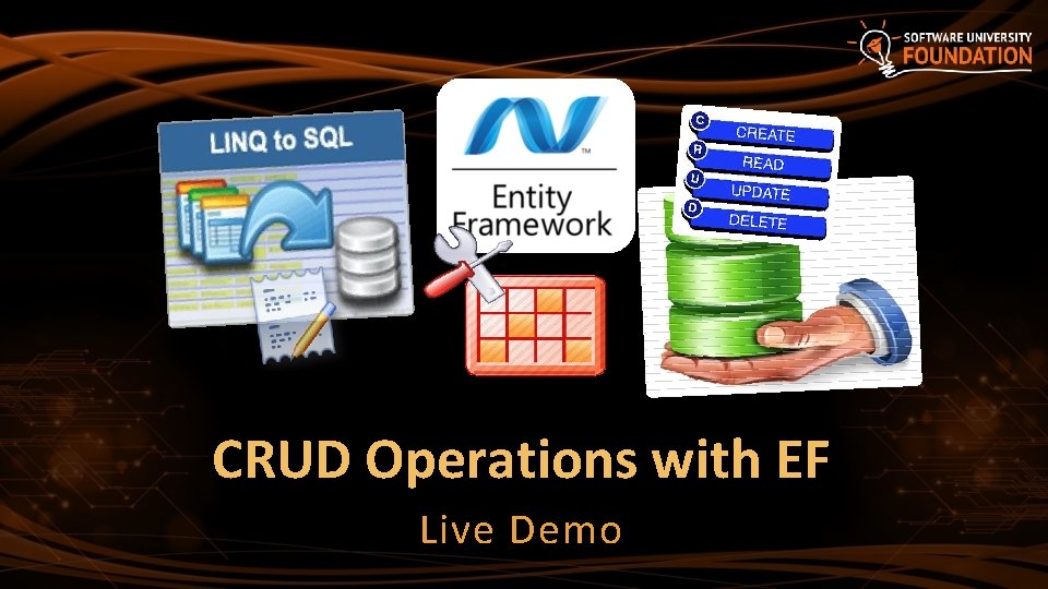 CRUD Operations with EF Live Demo 