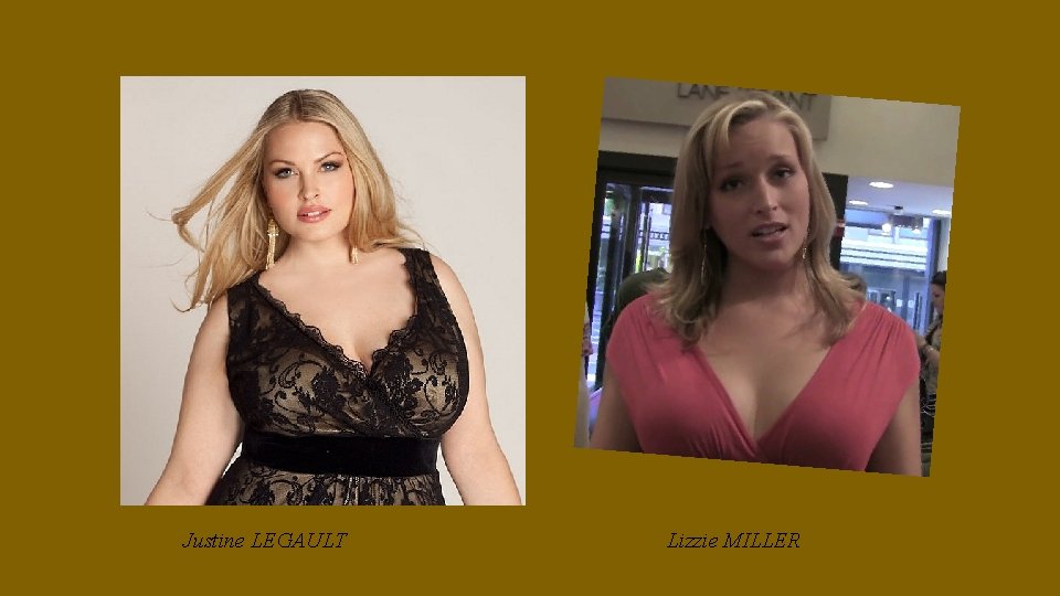 Justine LEGAULT Lizzie MILLER 