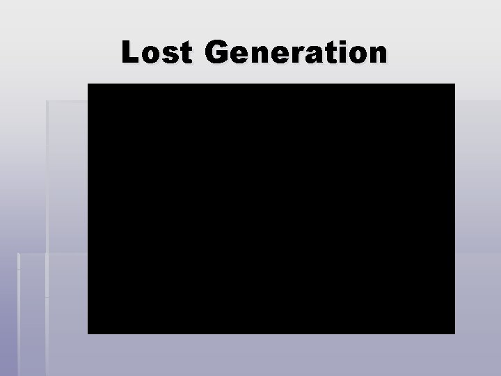 Lost Generation 