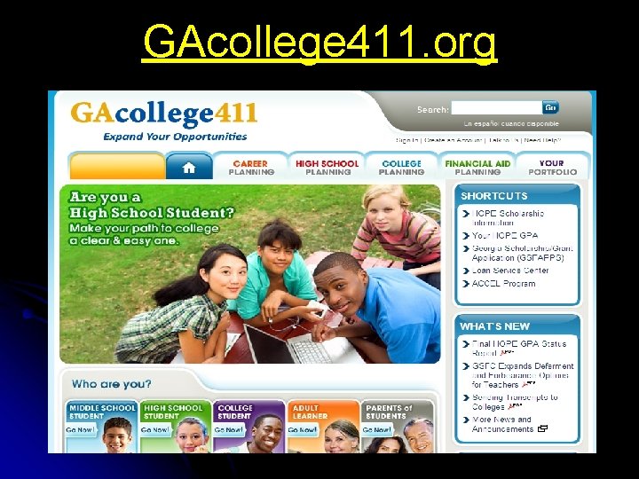 GAcollege 411. org 