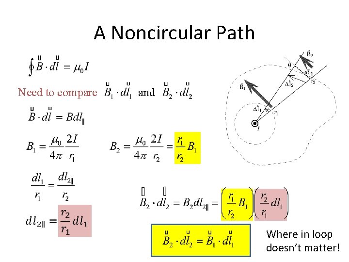 A Noncircular Path Need to compare and Where in loop doesn’t matter! 