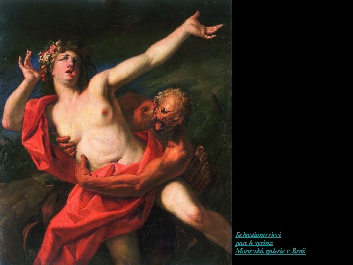 Sebastiano ricci pan & syrinx Moravská galerie v Brně 