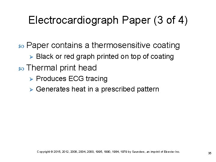 Electrocardiograph Paper (3 of 4) Paper contains a thermosensitive coating Ø Black or red Electrocardiograph Paper (3 of 4) Paper contains a thermosensitive coating Ø Black or red