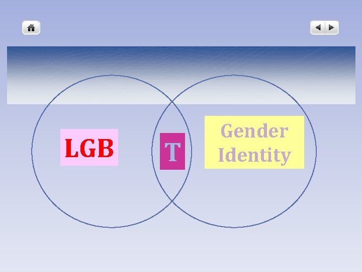 LGB T Gender Identity 