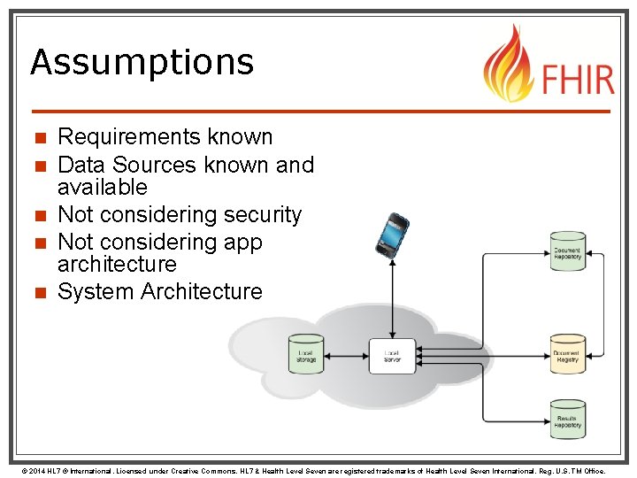 Assumptions n n n Requirements known Data Sources known and available Not considering security