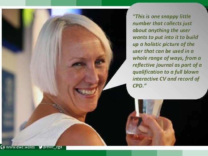 “This is one snappy little number that collects just about anything the user wants “This is one snappy little number that collects just about anything the user wants