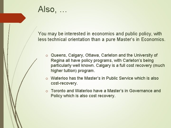 Also, … You may be interested in economics and public policy, with less technical Also, … You may be interested in economics and public policy, with less technical
