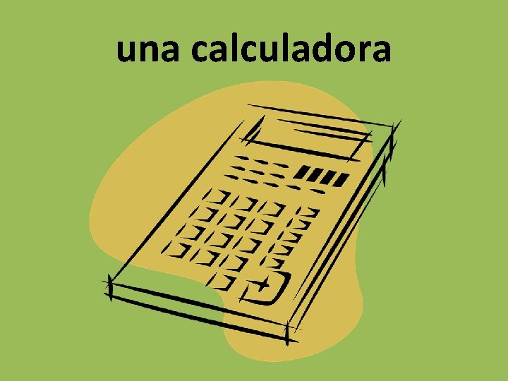 una calculadora 