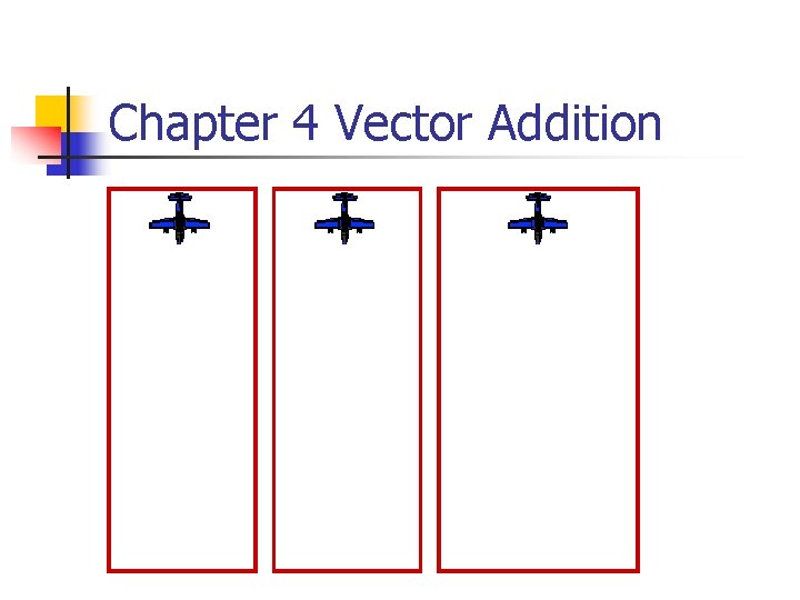 Chapter 4 Vector Addition 