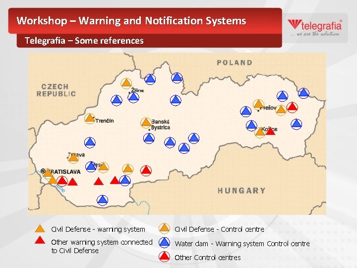 Workshop – Warning and Notification Systems Telegrafia – Some references Civil Defense - warning