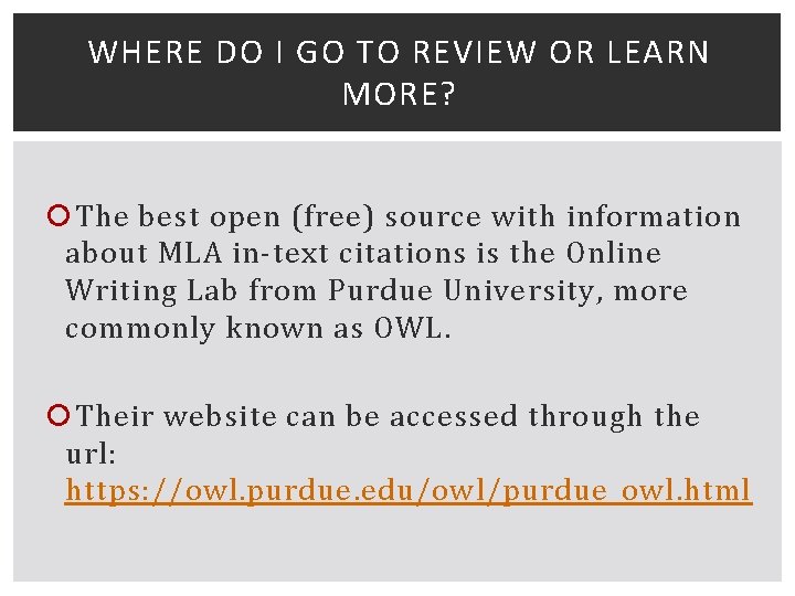 WHERE DO I GO TO REVIEW OR LEARN MORE? The best open (free) source