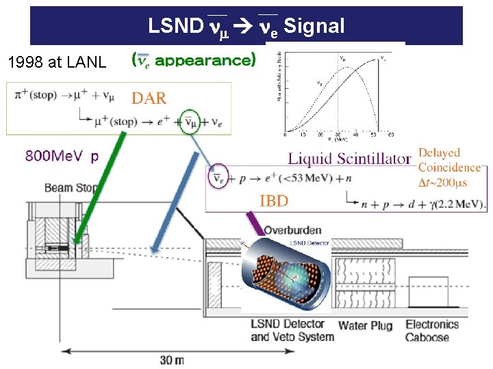 LSND nm ne Signal 1998 at LANL 