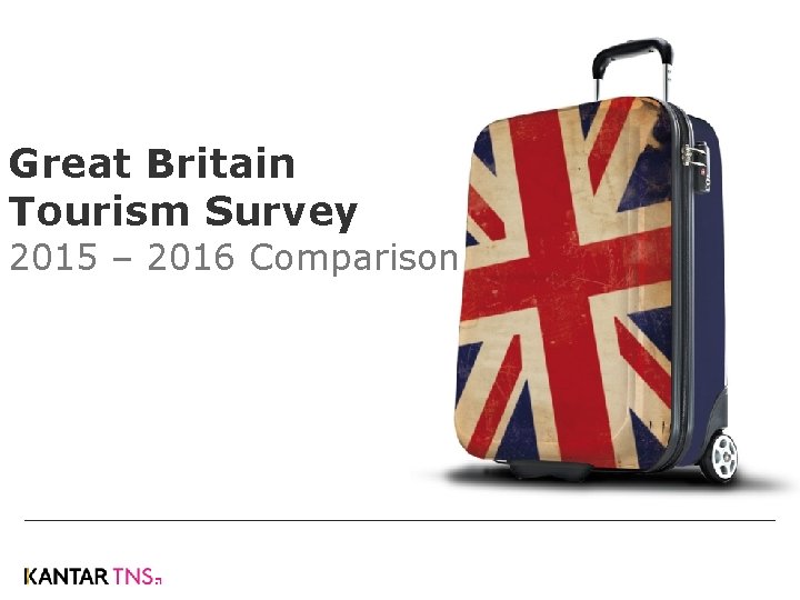 Great Britain Tourism Survey 2015 – 2016 Comparison ©TNS 2016 