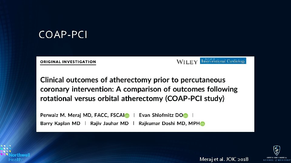 COAP-PCI Meraj et al. JOIC 2018 