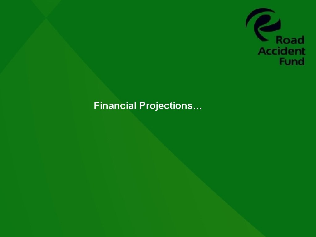 Financial Projections… 
