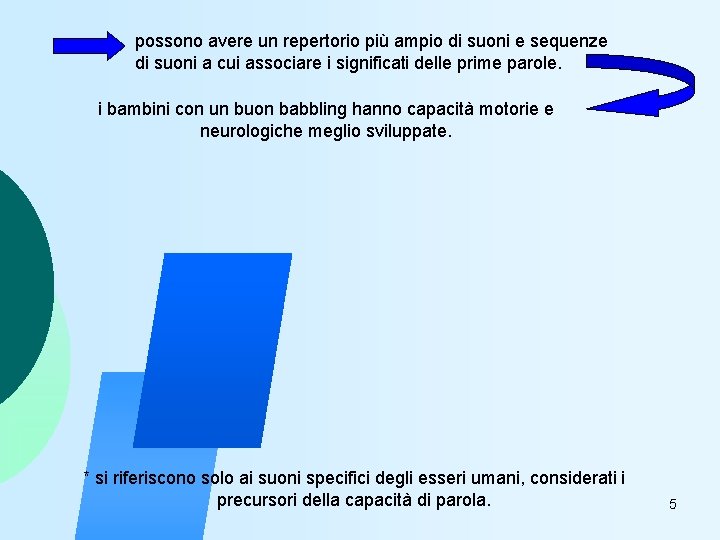 possono avere un repertorio più ampio di suoni e sequenze di suoni a cui