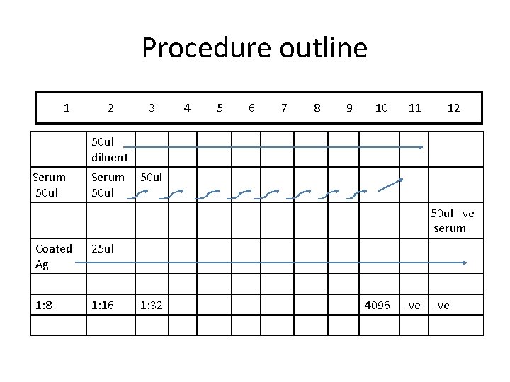 Procedure outline 1 2 3 4 5 6 7 8 9 10 11 12