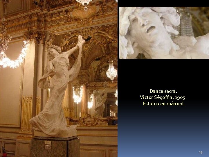 Danza sacra. Victor Ségoffin. 1905. Estatua en mármol. 19 