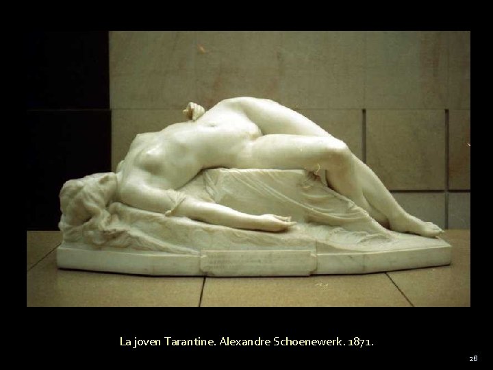 La joven Tarantine. Alexandre Schoenewerk. 1871. 28 