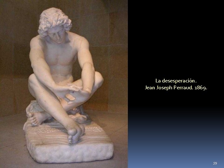 La desesperación. Jean Joseph Perraud. 1869. 59 