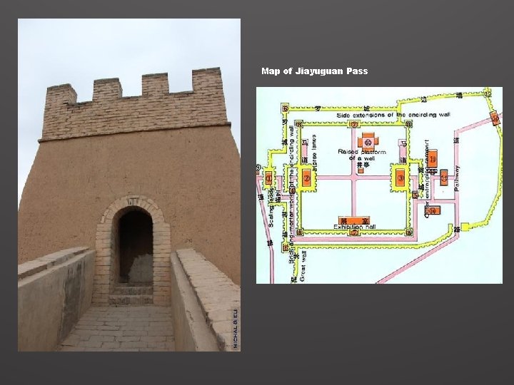 Map of Jiayuguan Pass 