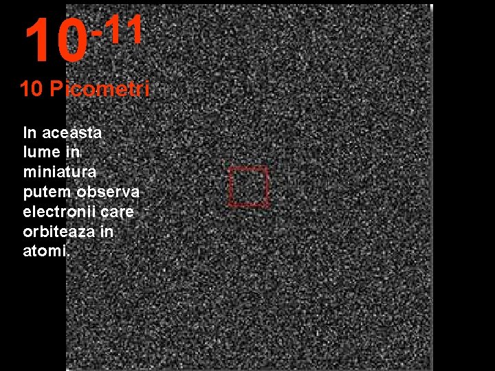 -11 10 10 Picometri In aceasta lume in miniatura putem observa electronii care orbiteaza