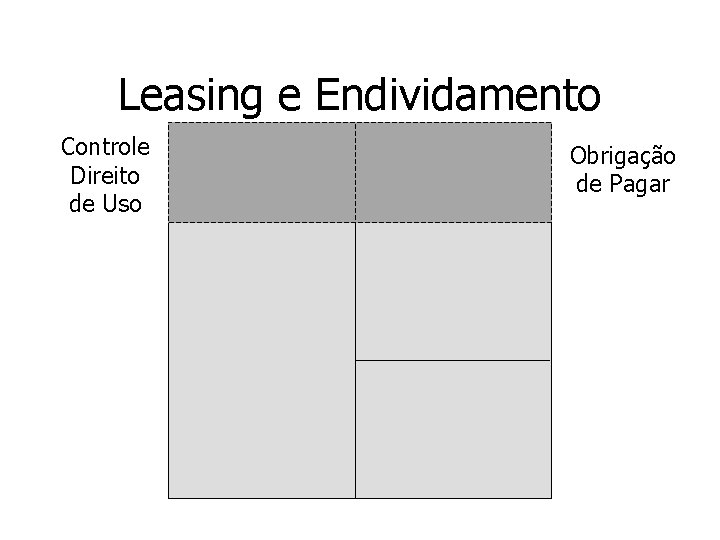 Leasing e Endividamento Controle Direito de Uso Obrigação de Pagar 